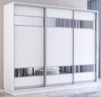 Dulap cu uşi glisante Mobildor-Lux Fox Mirror Elements 270x220 White (fox6415)