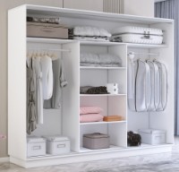 Шкаф-купе Mobildor-Lux Fox Mirror Elements 270x220 White (fox6415) фото №2 — интернет-магазин Desire.md