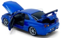 Mașină Tayumo Nissan GT-R34 V-Spec II Blue (32115011) imaginea #3 — magazin online Desire.md