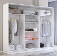 Шкаф-купе Mobildor-Lux Fox Mirror 270x220 White (fox6399) фото №2 — интернет-магазин Desire.md