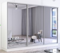 Шкаф-купе Mobildor-Lux Fox Mirror 360x220 White (fox7434)