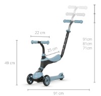 Trotinetă Qplay Sema Blue imaginea #4 — magazin online Desire.md