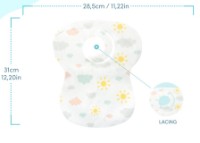 Слюнявчик Sevi Lacing Bib 10pcs (263) фото №4 — интернет-магазин Desire.md