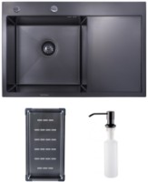 Chiuvetă de bucătărie SanDonna HD7850 Black