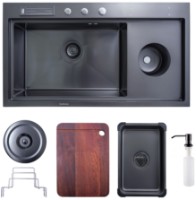 Chiuvetă de bucătărie SanDonna HD9250 Black imaginea #1 — magazin online Desire.md