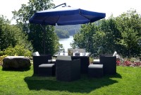 Umbrelă de gradină FunFit 300cm Blue (3052) imaginea #3 — magazin online Desire.md