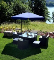 Зонт садовый FunFit 300cm Blue (3052)