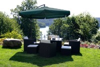 Umbrelă de gradină FunFit 300cm Green (3053) imaginea #2 — magazin online Desire.md