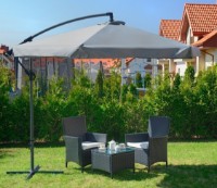 Umbrelă de gradină FunFit 300cm Grey (3054) imaginea #2 — magazin online Desire.md