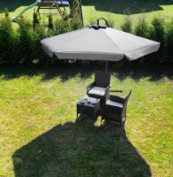 Umbrelă de gradină FunFit 300cm Grey (3054) imaginea #3 — magazin online Desire.md