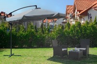 Umbrelă de gradină FunFit 300cm Grey (3054) imaginea #5 — magazin online Desire.md