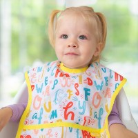 Слюнявчик BabyJem Alphabet (788) фото №5 — интернет-магазин Desire.md