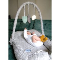 Cuib pentru bebelúș BabyJem Between Parents Grey (489) imaginea #2 — magazin online Desire.md