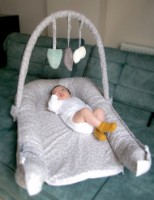 Cuib pentru bebelúș BabyJem Between Parents Grey (489) imaginea #3 — magazin online Desire.md