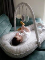 Cuib pentru bebelúș BabyJem Between Parents Grey (489) imaginea #8 — magazin online Desire.md