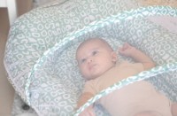 Cuib pentru bebelúș BabyJem Sleep Safe Green (554) imaginea #3 — magazin online Desire.md