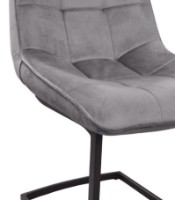 Офисное кресло Deco Confort CF Catifea Grey/Black Leg фото №5 — интернет-магазин Desire.md