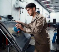 Şlefuitor cu excentric Bosch GEX 185-LI (B06013A5020) imaginea #4 — magazin online Desire.md