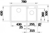 Кухонная мойка Blanco Legra 8 (526226) фото №2 — интернет-магазин Desire.md