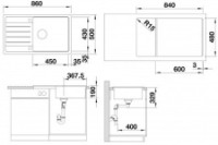 Chiuvetă de bucătărie Blanco Legra XL 6 S (526087) imaginea #3 — magazin online Desire.md