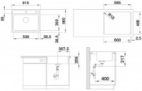 Chiuvetă de bucătărie Blanco Lemis 6 IF (525109) imaginea #3 — magazin online Desire.md