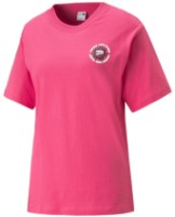 Tricou de dame Puma Downtown Relaxed Graphic Tee Glowing Pink XS