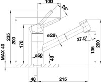 Baterie bucătărie Blanco Tivo-S (517648) imaginea #2 — magazin online Desire.md