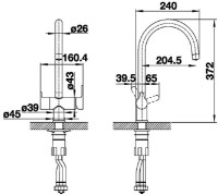Смеситель для кухни Blanco Trima (525136) фото №2 — интернет-магазин Desire.md