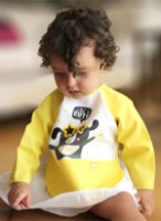 Bavețică BabyJem Polly Bib Yellow (034) imaginea #3 — magazin online Desire.md