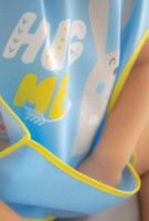 Bavețică BabyJem Poly Large Bib Blue (029) imaginea #2 — magazin online Desire.md