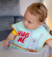 Bavețică BabyJem Poly Large Bib Green (029) imaginea #3 — magazin online Desire.md