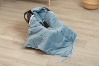 Plic pentru bebeluși Sensillo Velvet Blue XL (70301) imaginea #5 — magazin online Desire.md