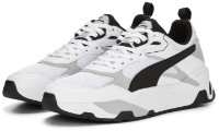 Adidași pentru bărbați Puma Trinity Puma White/Black/Cool Light Gray 44.5