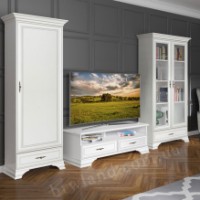 Витрина Gerbor Кентуки REG2W1S Альпийский Белый фото №3 — интернет-магазин Desire.md