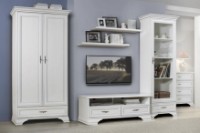 Шкаф Gerbor Кентуки SZF2D1S Альпийский Белый фото №3 — интернет-магазин Desire.md