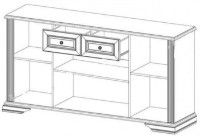Комод Gerbor Вайт 4D2S  Серебристая сосна фото №2 — интернет-магазин Desire.md