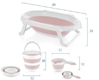 Set de baie BabyJem Pink (765) imaginea #2 — magazin online Desire.md