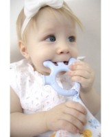 Inel gingival BabyJem Patchwork Blue (741) imaginea #2 — magazin online Desire.md