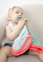 Inel gingival BabyJem Patchwork Red (741) imaginea #2 — magazin online Desire.md