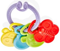 Inel gingival BabyJem Rattle Teether Violet (644) imaginea #1 — magazin online Desire.md