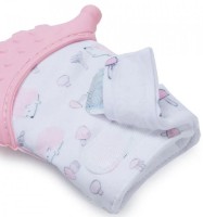Игрушка-прорезыватель BabyJem Scratch Gloves Pink (612) фото №3 — интернет-магазин Desire.md