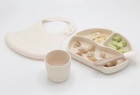 Set de hrănire BabyJem Ecru (728) imaginea #9 — magazin online Desire.md