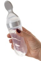 Lingurita cu rezervor pentru bebelusi BabyJem Squeeze Grey 90ml (806) imaginea #2 — magazin online Desire.md