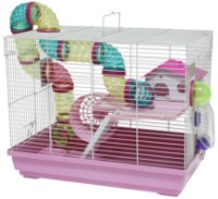 Cușcă pentru rozatoare Panama Pet PP-50620 White/Pink