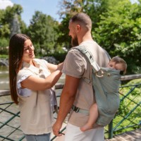 Кенгуру для новорожденных Babymoov Moov & Boost Green (A057006) фото №2 — интернет-магазин Desire.md