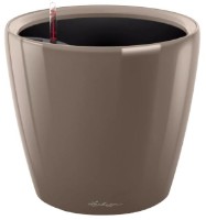 Цветочный горшок Lechuza Classico Premium 35 LS Shiny Taupe фото №1 — интернет-магазин Desire.md