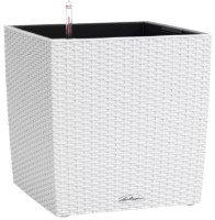 Ghiveci Lechuza Cube Cottage 50 White imaginea #1 — magazin online Desire.md