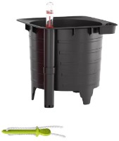 Ghiveci Lechuza Cube Glossy 14 Charcoal imaginea #2 — magazin online Desire.md