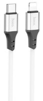 Cablu USB Hoco X86 Type-C to Lighting White