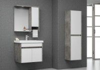 Шкаф с зеркалом Orka Aydos 55 Retro Gumus (0759) фото №3 — интернет-магазин Desire.md